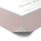 Rosa multiflora, aangepaste grens poster (Hoek)