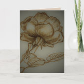 * Rosa Noir, bedankt dat je van me houdt. Zoals he Feestdagen Kaart (Voorkant)