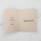 * Rosa Noir, bedankt dat je van me houdt. Zoals he Feestdagen Kaart (Binnen)