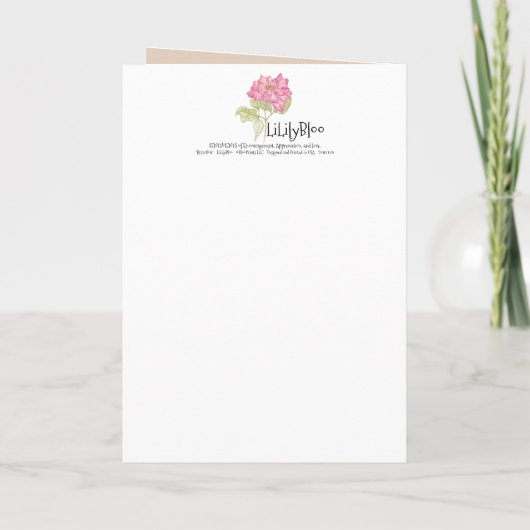 * Rosa Noir, bedankt dat je van me houdt. Zoals he Feestdagen Kaart (Achterkant)