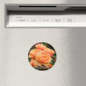 Rosa over gezicht magneet (Insitu (Vaatwasser))