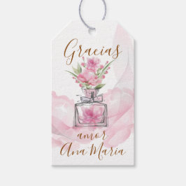 Rosa Parfum "infundida de amor" personalizada Cadeaulabel