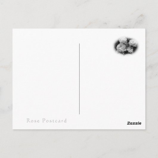 Rosa Polaris α Briefkaart (Achterkant)