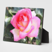 Rosa Princesse de Monaco:Photoplark Fotoplaat (Zijkant)