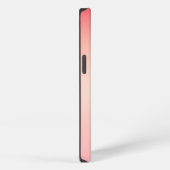 Rosa rood en geel kleurverloop achtergrond iPhone hoesje (Rechterkant)