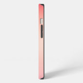 Rosa rood en geel kleurverloop achtergrond iPhone hoesje (Linkerkant)