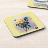 Rosa/Roos Bier Onderzetter (Linkerzijde)