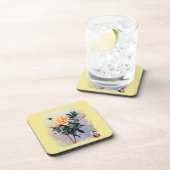 Rosa/Roos Bier Onderzetter (Rechterzijde)