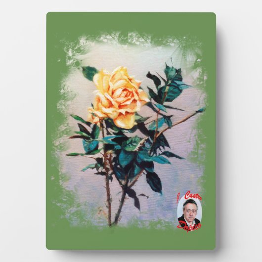 Rosa/Roos Fotoplaat (voorkant)