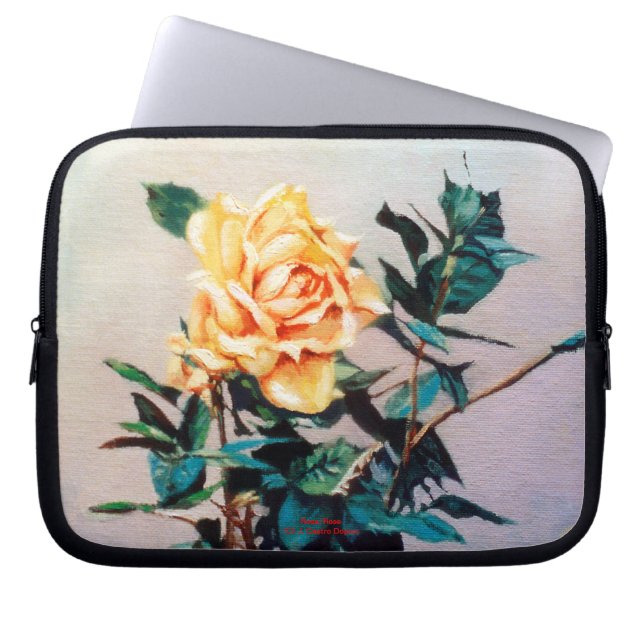 Rosa/Roos Laptop Sleeve (Voorkant)