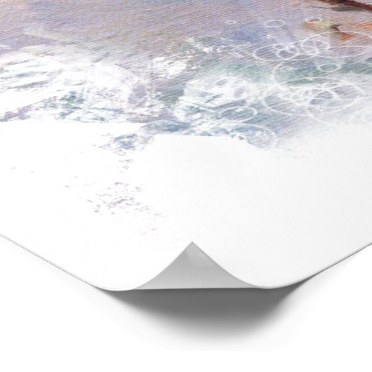 Rosa/Roos Poster (Hoek)