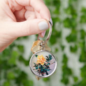 Rosa/Roos Sleutelhanger (Hand)