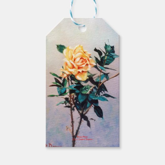 Rosa/Rose Cadeaulabel (Voorkant)