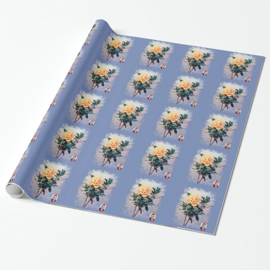 Rosa/Rose Cadeaupapier (Uitgerold)