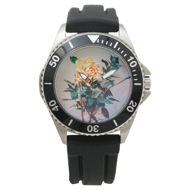 Rosa/Rose Horloge (Voorkant)