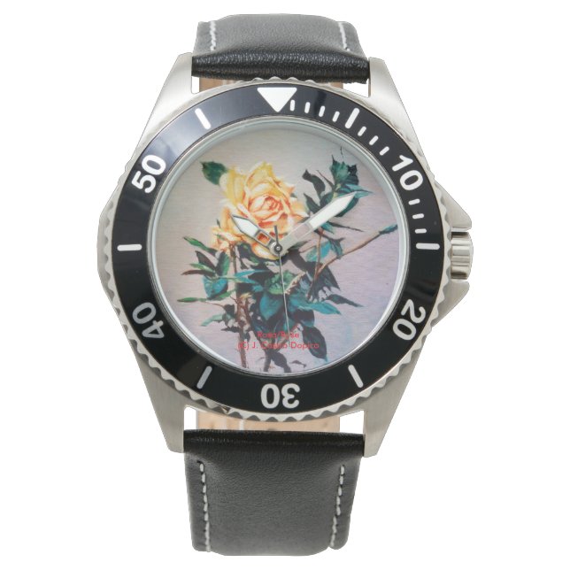 Rosa/Rose Horloge (Voorkant)