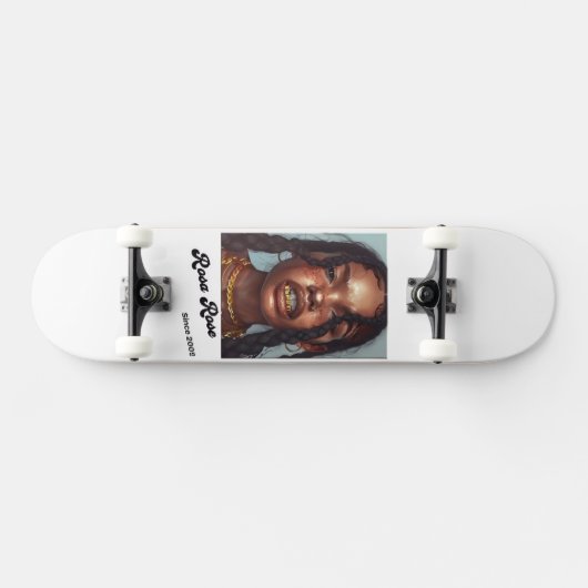 Rosa Rose Persoonlijk Skateboard (Horizontaal)