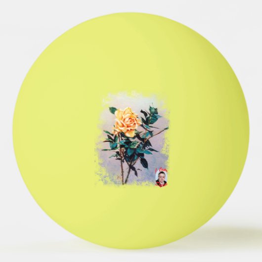 Rosa/Rose Pingpongbal (Voorkant)