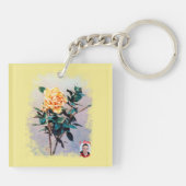 Rosa/Rose Sleutelhanger (Achterkant)