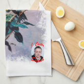 Rosa/Rose Theedoek (Quarter Fold)