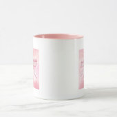 Rosa rosett mugg mok (Midden)