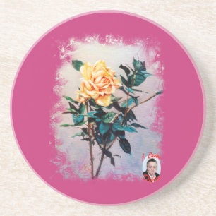 Rosa/Roze Zandsteen Onderzetter
