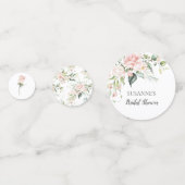 Rosa Rozen Bruilochtijd Bruidsboeket Confetti (Voorkanten)