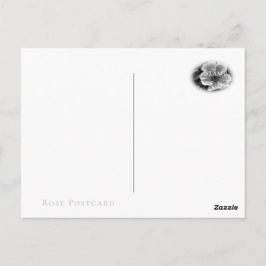 Rosa rugosa briefkaart (Achterkant)