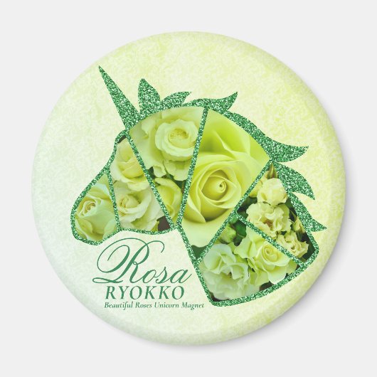 Rosa Ryokko Magneet (Voorkant)