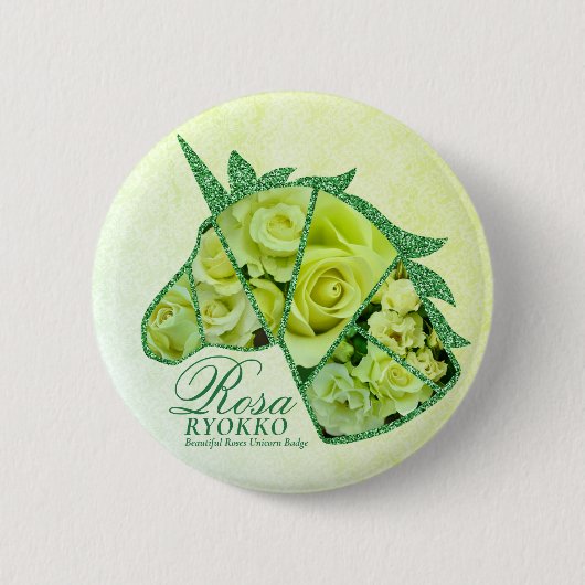 Rosa Ryokko Ronde Button 5,7 Cm (Voorkant)