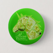 Rosa Ryokko Ronde Button 5,7 Cm (Voorkant)