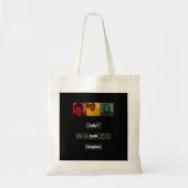 Rosa Sat Ruby heeft Kamala Run gelopen Tote Bag (Voorkant)