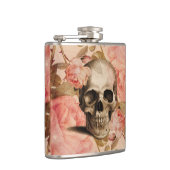  Rosa schedelcollage Heupfles (Rechts)