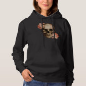  Rosa schedelcollage Hoodie (Voorkant)