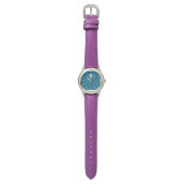 Rosa Schwein geht schwimmen Horloge (Vlak)