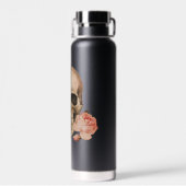  Rosa Skull Collage Waterflesje Waterfles