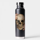  Rosa Skull Collage Waterflesje Waterfles (Links)
