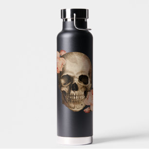  Rosa Skull Collage Waterflesje Waterfles