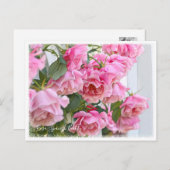 Rosa Spanish Beauty Briefkaart (Voorkant / Achterkant)