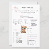 Rosa Strik spaarboek voor doop/babyshower (Voorkant)