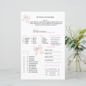 Rosa Strik spaarboek voor doop/babyshower (Staand voorkant)