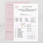 Rosa Strik spaarboek voor doop/babyshower (Voorkant / Achterkant)