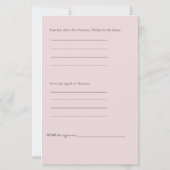 Rosa Strik spaarboek voor doop/babyshower (Achterkant)