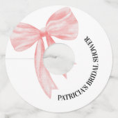 Rosa Strik Verlegenheid Zij Krijgt een Traan Brida Wijnglaslabel (Voorkant)