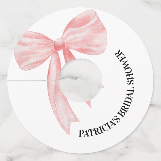 Rosa Strik Verlegenheid Zij Krijgt een Traan Brida Wijnglaslabel (Achterkant)