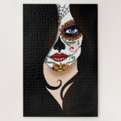 Rosa Sugar Skull Legpuzzel (Verticaal)