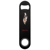 Rosa Sugar Skull Portret Speed Flessenopener (Voorkant)