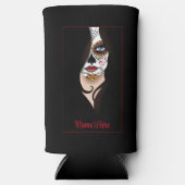 Rosa Sugar SKull Seltzer Blikjeskoeler (Voorkant)