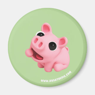 Rosa the Pig is Hungry Magneet