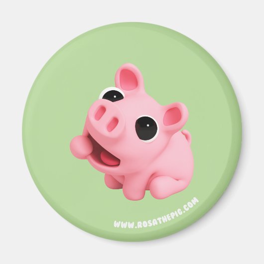 Rosa the Pig is Hungry Magneet (Voorkant)